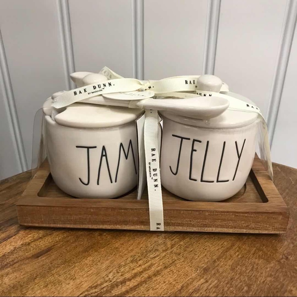 Rae Dunn Jam And Jelly Set